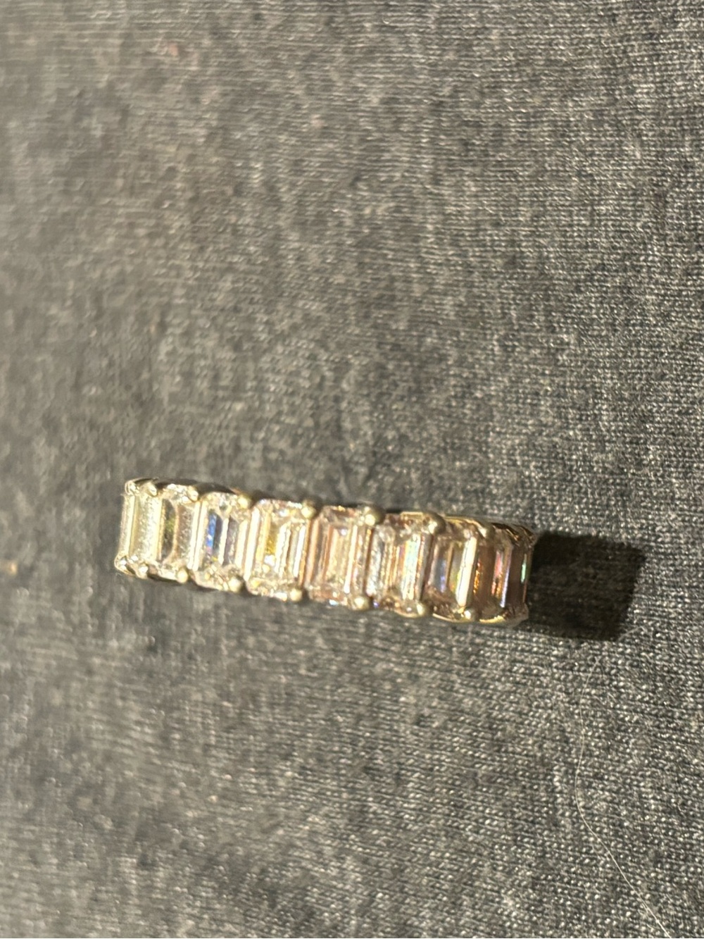 Diamonique 925 Eternity Band Ring